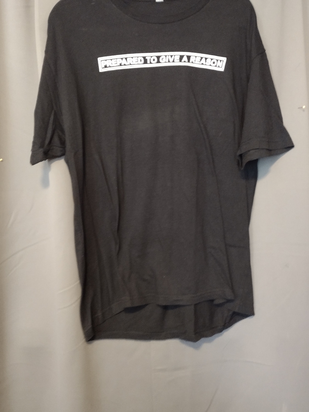 Next Level Apparel 'Prepared to Give a Reason' Graphic T-Shirt - Picture 2 of 8